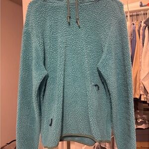 Chubbies Teal high pile hoodie